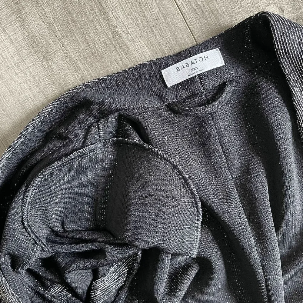 Aritzia Babaton Power Hip Blazer Metallic Size XS - Picture 5 of 8